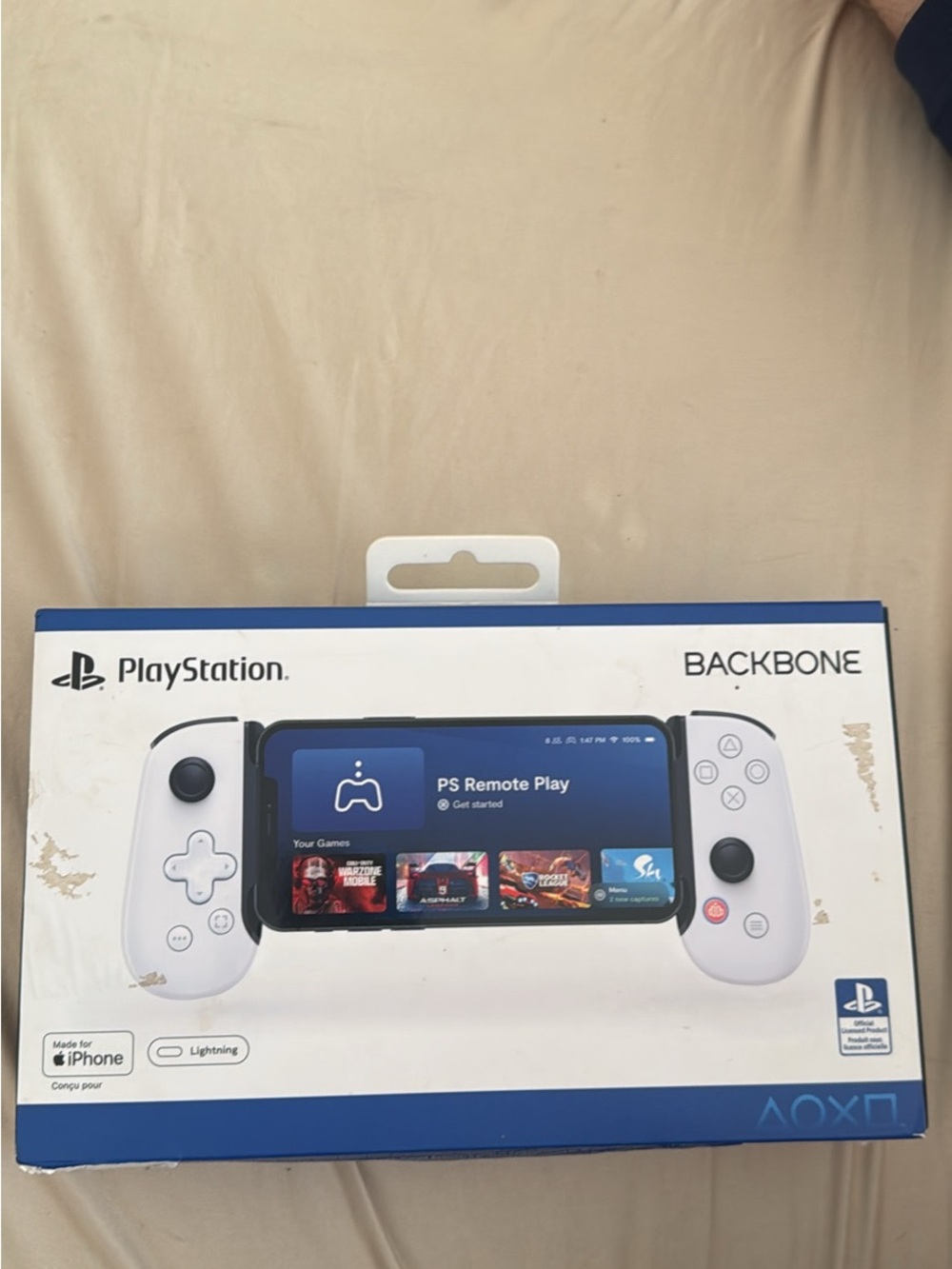 Sony PlayStation Backbone Mobile Controller - White not a Ctype